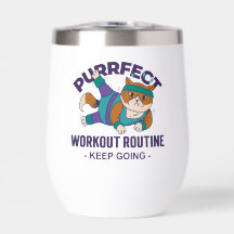 Whimsical Workout Cat