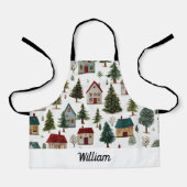 Whimsical Xmas Apron – Child’s Name エプロン (正面)
