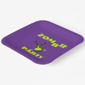 Whimsical Zombie Party Halloween Party ペーパープレート (傾斜あり)