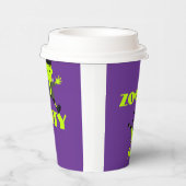 Whimsical Zombie Party Halloween Party 紙コップ (右)