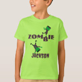 Whimsical Zombie Party Halloween Party Tシャツ (正面)