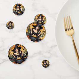 Whimsically Enchanting Witch With Spiders コンフェッティ