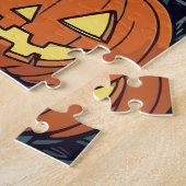 Whimsically Enchanting Witch With Spiders and Jack ジグソーパズル (側面)