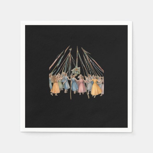 Whimsigothゴシックウォールアート90sデコールHECKINFROUT Sl スタンダードカクテルナプキン (正面)