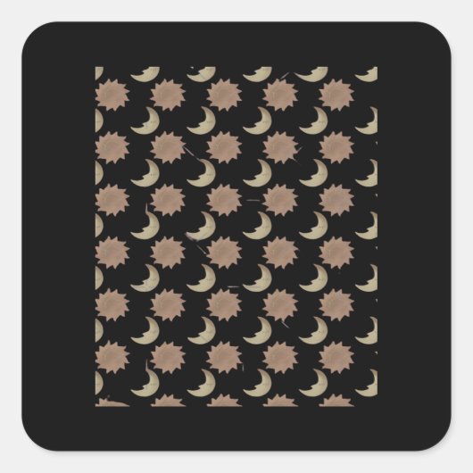 Whimsigoth Cloudsグラフィック スクエアシール (正面)