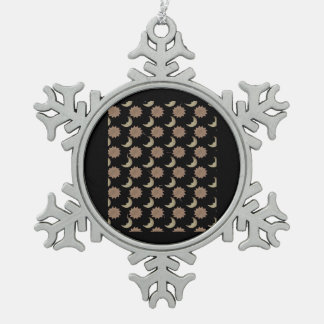 Whimsigoth Cloudsグラフィック スノーフレークピューターオーナメント