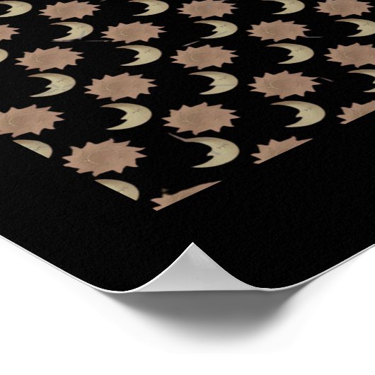 Whimsigoth Clouds Graphic ポスター (角)