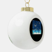 Whimsigoth Clouds Sun Moon Witchy Classic セラミックボールオーナメント (左)