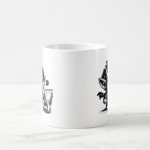 Whimsigoth Cyborg Internet Trollヴィンテージアートデザイン コーヒーマグカップ (中央)