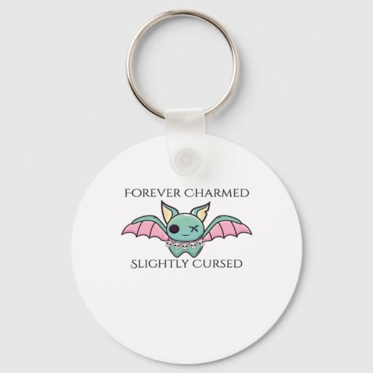 Whimsigoth Fantasy – Mystical Forests, Moons & Mag キーホルダー (正面)