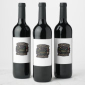 Whimsigoth Fantasy – Mystical Forests, Moons & Mag ワインラベル (ボトル)