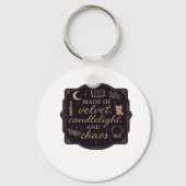 Whimsigoth Fantasy Mystical Forests, Moons & Magic キーホルダー (正面)