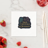 Whimsigoth Fantasy Mystical Forests, Moons & Magic スタンダードカクテルナプキン (インサイチュ)