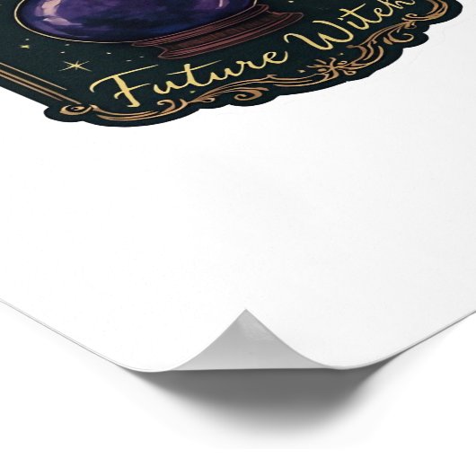 Whimsigoth Fantasy Mystical Forests, Moons & Magic ポスター (角)