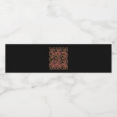 Whimsigoth Golden Vinework Graphic ペットボトルラベル (シングルラベル)