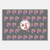 WHIMSIGOTH HOLIDAYラッピング紙3シートセット ラッピングペーパーシート (正面3)