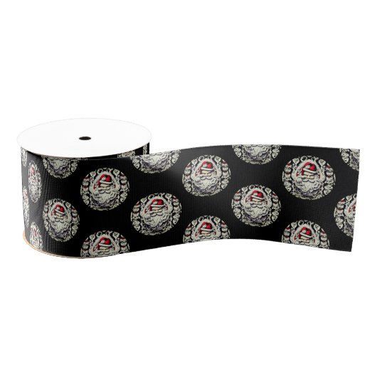 WHIMSIGOTH HOLIDAY RIBBON in BLACK グログランリボン (リール)