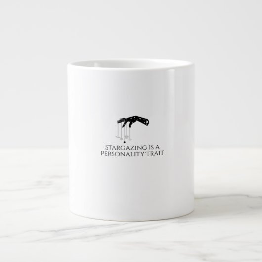 Whimsigoth Ink – 神秘的な森、ムーンズ魔法クラ ジャンボコーヒーマグカップ (正面)