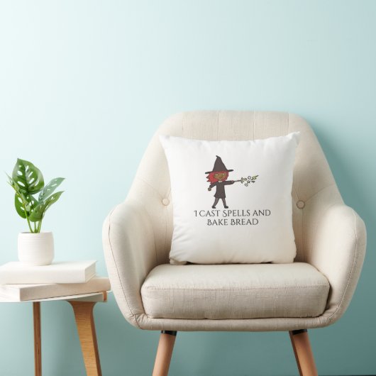 Whimsigoth Ink – 神秘的な森、ムーンズ魔法Cl クッション (椅子)