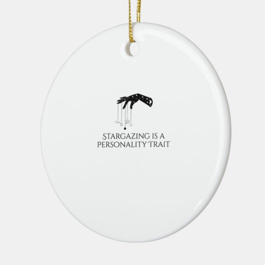 Whimsigoth Ink – 神秘的な森、ムーンズ魔法Cl セラミックオーナメント (左)