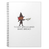 Whimsigoth Ink – 神秘的な森、ムーンズ魔法Cl ノートブック (正面)