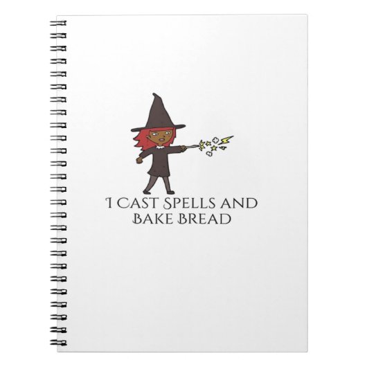 Whimsigoth Ink – 神秘的な森、ムーンズ魔法Cl ノートブック (正面)