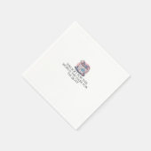 Whimsigoth Ink – 神秘的な森、モオン&魔法C スタンダードカクテルナプキン (角)