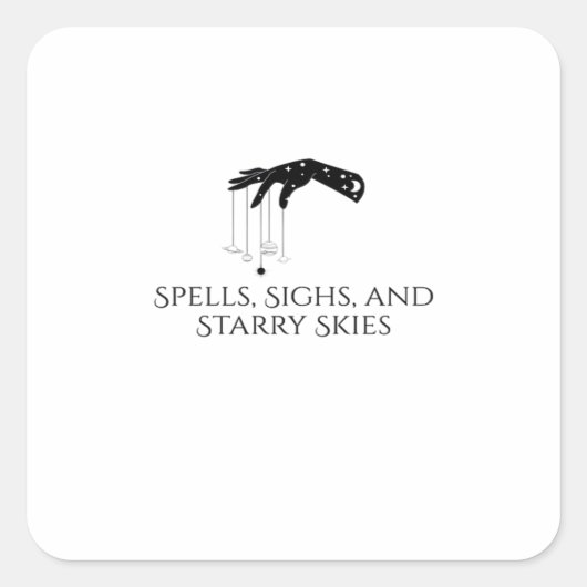 Whimsigoth Ink – Enchanted Forests, Moons & Magic  スクエアシール (正面)