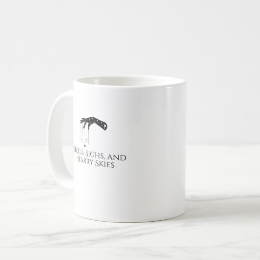 Whimsigoth Ink – Mystical Forests, Moons & Magic O コーヒーマグカップ (正面左)