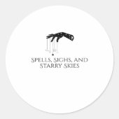 Whimsigoth Ink – Mystical Forests, Moons & Magic O ラウンドシール (正面)