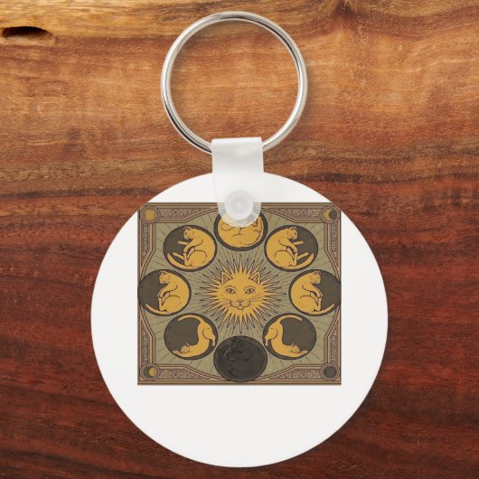 Whimsigoth Moon Classic キーホルダー (正面)