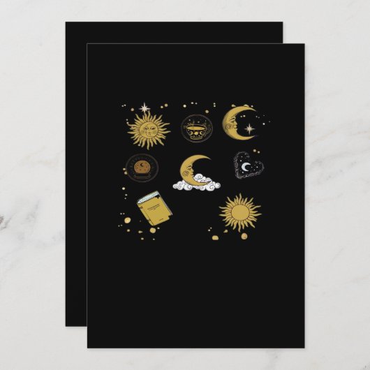 Whimsigoth Sun Moon Witchy Classic シーズンカード (正面/裏面)