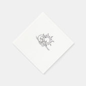 Whimsigoth Sun Sea Witchy スタンダードカクテルナプキン (角)