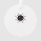 Whimsigoth Sun Space Mountains And Sunset オーナメント (正面)