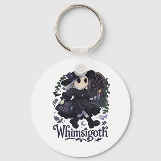 Whimsigoth With City Classic – Urban Magic Meets F キーホルダー (正面)