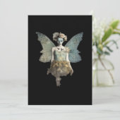 Whimsigoth Zombie Fairy Old Timey Gothic Moody Art シーズンカード (スタンド正面)