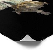 Whimsigoth Zombie Fairy Old Timey Gothic Moody Art ポスター (角)