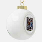 Whimsigothic – Gothic Floral Vase Aesthetic Classi セラミックボールオーナメント (左)