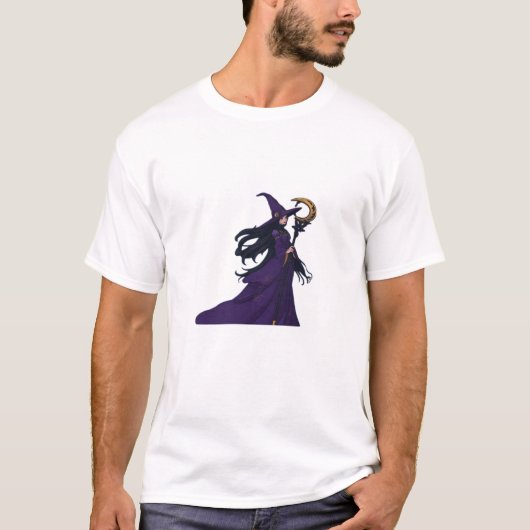 Whimsigothic Moon Witch Tシャツ (正面)
