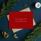 Whimsyスクリプトファミリー写真Feliz Navidad Red シーズンカード