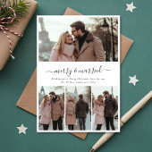 Whimsyスクリプト4写真とメリークリスマ結婚したス シーズンカード