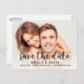 Whimsyフォトセーブ・ザ・デート案内 ポストカード (正面/裏面)