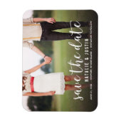 Whimsyフォトセーブ・ザ・デート案内 マグネット (縦)