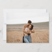 Whimsyモダン Wedding Save the Date 招待状 (裏面)