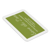 Whimsy日付磁石を保存するオリーブグリーン マグネット (右側)