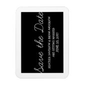 Whimsy日付磁石、ブラックを保存 マグネット (縦)