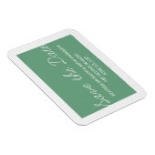 Whimsy日付磁石、緑を保存 マグネット (右側)