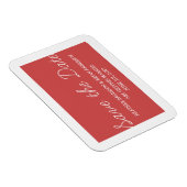 Whimsy日付磁石、赤を保存 マグネット (右側)