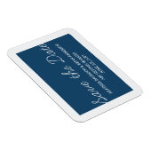 Whimsy日付磁石、青を保存 マグネット (右側)