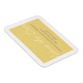 Whimsy日付磁石、黄色を保存 マグネット (右側)